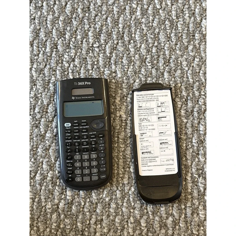 Texas Instruments TI-36X‎ Pro Scientific Calculator Contains Battery
